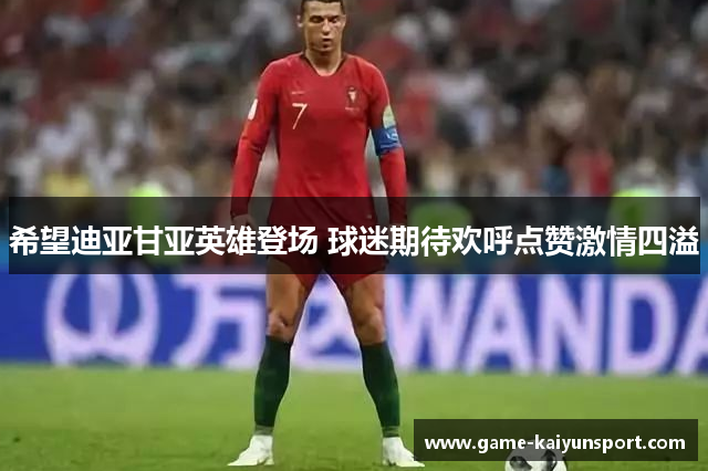 希望迪亚甘亚英雄登场 球迷期待欢呼点赞激情四溢