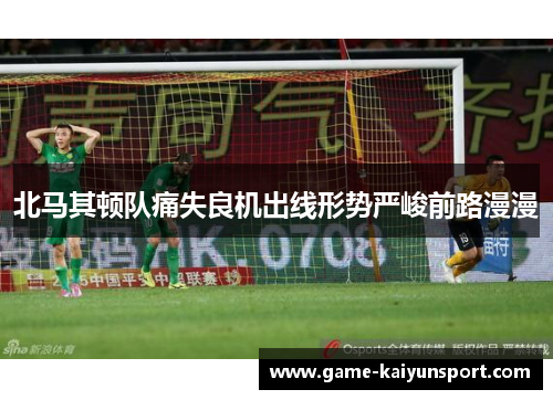 北马其顿队痛失良机出线形势严峻前路漫漫